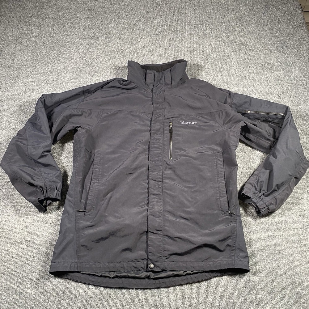 Marmot Mens Large Full Zip Removable Liner Relaxed Fit Jacket Workwear (No Hood)